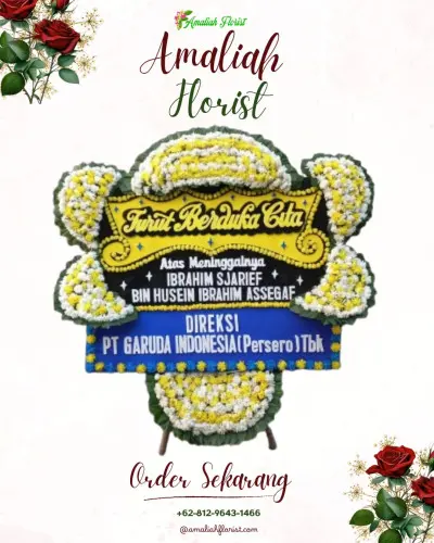 Papan Bunga Duka di Kosambi Timur